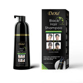 Agthyuve Dexe champú-tinte cabello botella: color negro instantáneo sin amoníaco