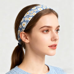 AHONEY banda con nudo azul marino, estilo versátil para peinados