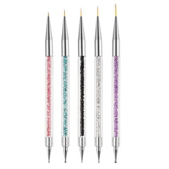 Conjunto AIBEE kit uñas doble punta para delineados precisos.