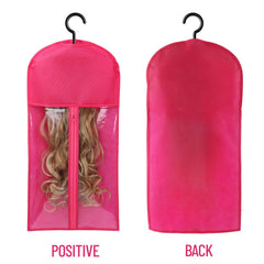 AIHOPESTO bolsa con ventana para ver la peluca sin sacarla.