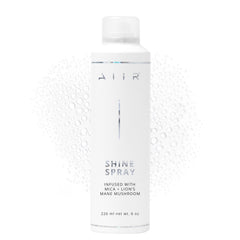 AIIR Shine Spray ofrece brillo ligero para peinado liso y suave.