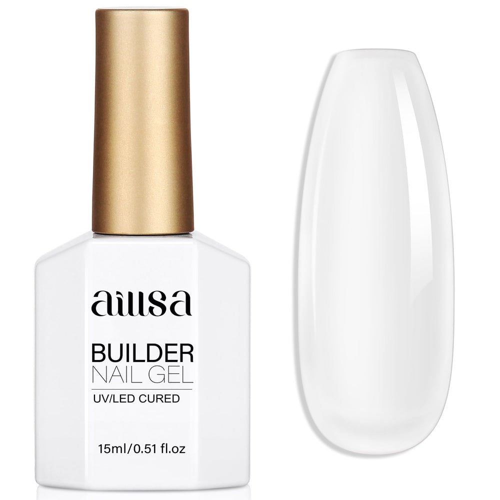 Gel constructor transparente de AILLSA enfoca el ápice para uñas más definidas.