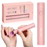 Lámpara UV AILLSA para uñas portátil rosa, ideal para uso en casa