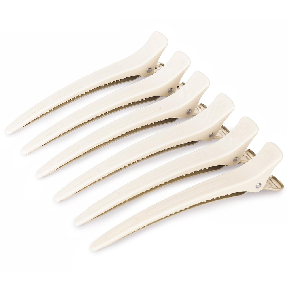 AIMIKE pinzas de cabello 4-8 pulgadas, sujeción estable para seccionar.
