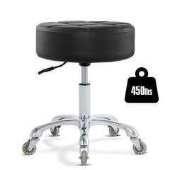 Ainilaily taburete rodante con asiento grueso, comodidad duradera para sesiones de masaje o estética.
