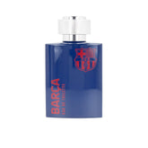 Air-Val Barcelona EDT, botella azul frontal, aroma distintivo para uso diario y fanáticos.