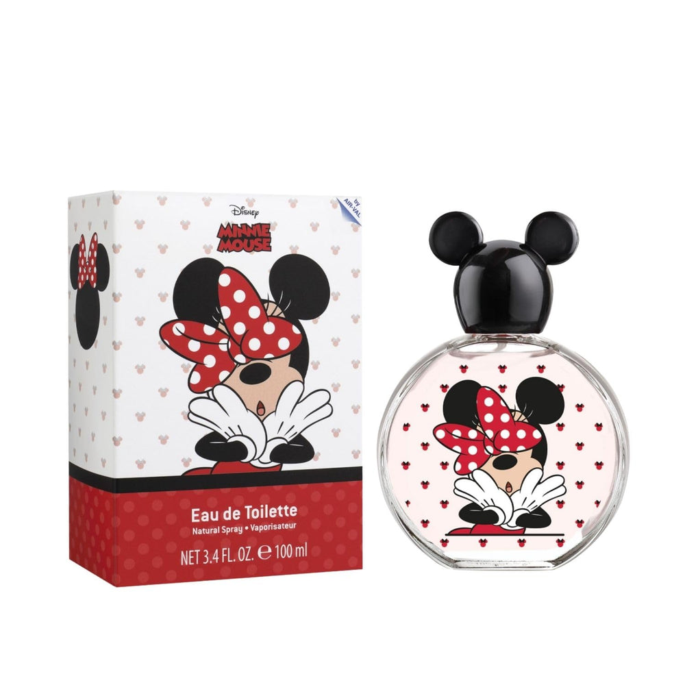 Air-Val Minnie Mouse EDT: frasco pulverizador para rocío suave y seguro para niños.