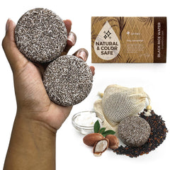 AirNEX champú en barra arroz negro fermentado listo para uso diario con nutrición suave