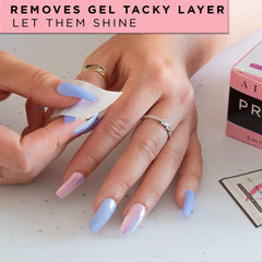 AIRRE NAILS elimina residuo de gel pegajoso tras curado