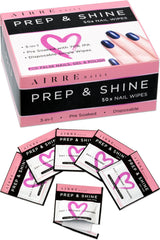 AIRRE NAILS: toallitas prep-wipe 3en1 para alcohol, preparación y limpieza sin pelusas