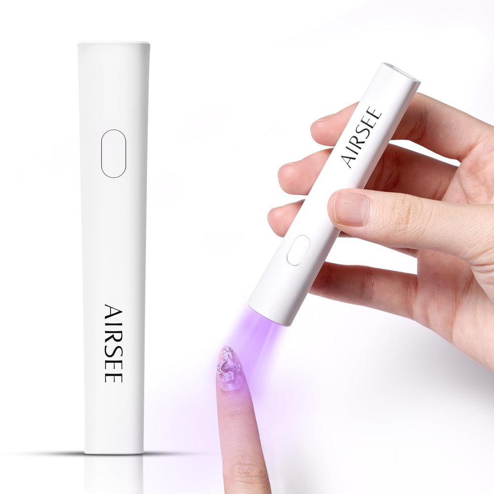 Airsee Mini: luz UV en formato pluma para uñas gel con curado rápido