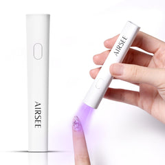 Airsee Mini: luz UV en formato pluma para uñas gel con curado rápido