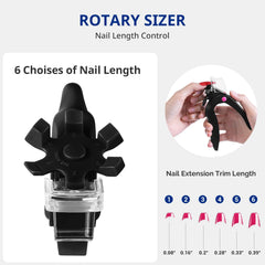 Airsee selector de longitud con 6 tallas para cortes uniformes