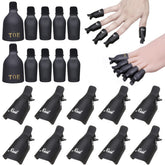Akstore clips eliminadores de esmalte para uñas, enfoque en uñas, retiro uniforme