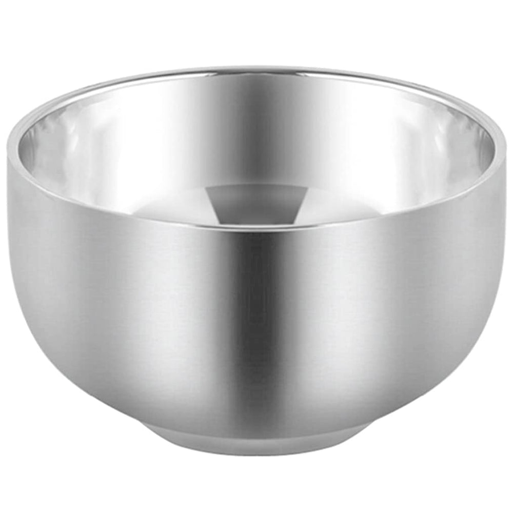 Akstore taza de afeitado en acero inoxidable con aislamiento térmico mantiene la temperatura.