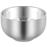 Akstore taza de afeitado en acero inoxidable con aislamiento térmico mantiene la temperatura.