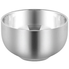 Akstore taza de afeitado en acero inoxidable con aislamiento térmico mantiene la temperatura.