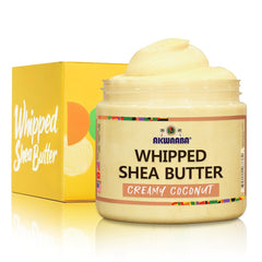 AKWAABA manteca batida en pote de 340 g para piel y cabello