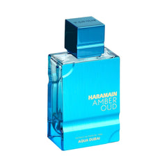 Detalle de las notas del corazón de Amber Oud Aqua Dubai, para uso diario.