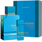 Amber Oud de Al Haramain: botella frontal, aroma sofisticado para uso diario.