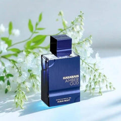 Al Haramain Amber Oud Dubái Noche, atomizador suave para aplicación precisa.