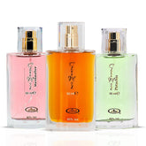 Al-Rehab Choco Musk bottle pour highlights a rich gourmand aroma for cozy evenings.