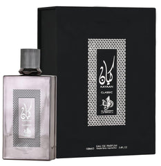 Al Wataniah Kayaan Classic frasco: fragancia elegante y duradera para ocasiones especiales.