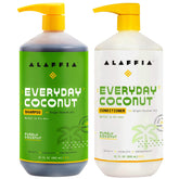 Alaffia Everyday Coconut Champú botella: limpieza suave para cabello normal a seco