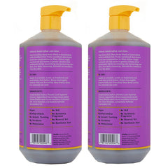 Alaffia lavender lather close-up showing creamy, conditioning bubbles.