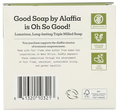 Alaffia Jabón Menta, espuma cremosa para duchas matutinas.