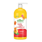 Alba Botanica Body Builder Mango, bote de 32 onzas, suavidad y volumen para el cabello.