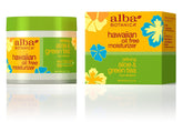 Bouteille Alba Botanica hawaïenne Aloe et Thé Vert, hydratation légère pour peau éclatante.