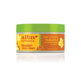 Crème Alba Botanica Kukui Nut en flacon, hydratation durable pour peau sèche.
