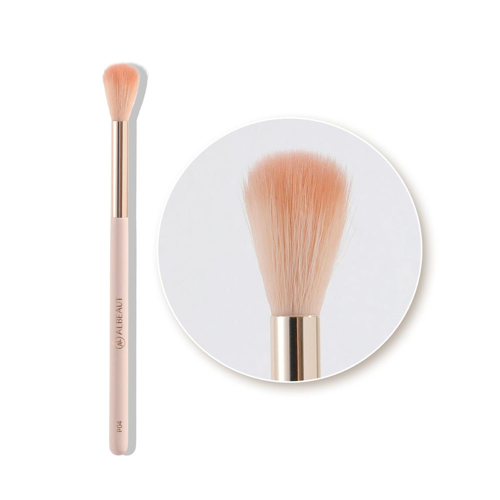 ALBEAUT pincel iluminador de pelo suave para brillo natural y precisión.