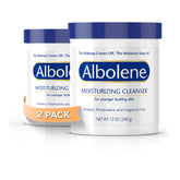 Albolene: botella desmaquillante hidratante para piel suave.