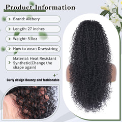 Alebery cabello mixto humano-sintético, suavidad y brillo diario