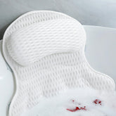 Aleponna oreiller bain ergonomique offrant un soutien confortable pour le cou et les épaules.