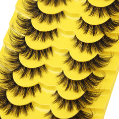 ALICROWN HAIR 9 pares de pestañas con ligereza para párpados cómodos.