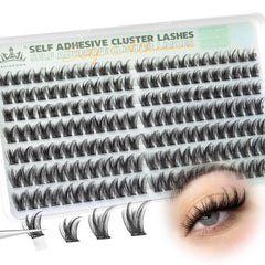 ALICROWN HAIR: Conjuntos de pestañas autoadhesivas 168 piezas para volumen inmediato.