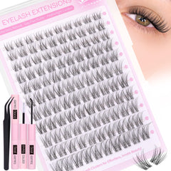 ALICROWN HAIR kit de pestañas naturales en racimos para un look suave