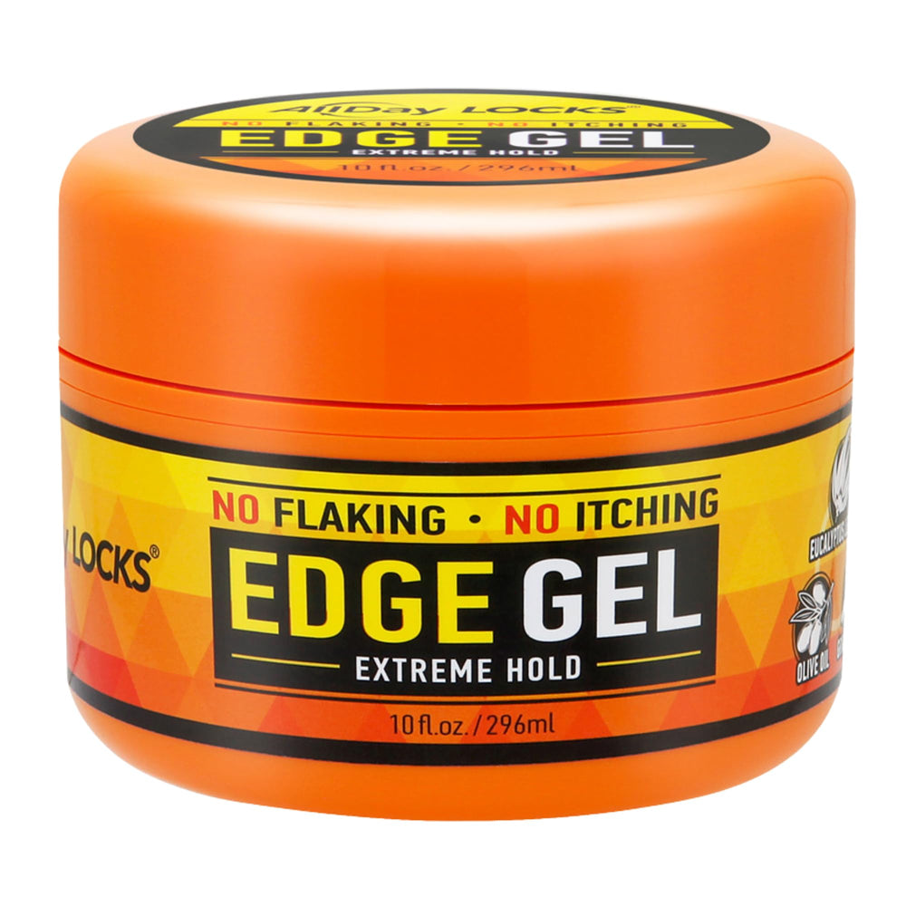 AllDay Locks Gel para bordes, botella de 10oz, control extremo para bordes definido