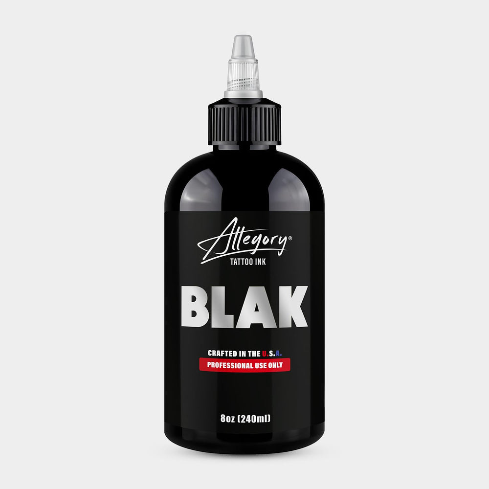 Allegory Blak tinta negra; botella de 8 oz para delineado preciso y sombreado suave.