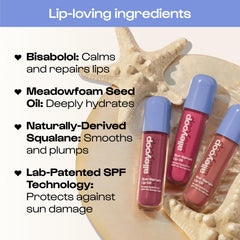 ALLEYOOP Sun Serum Lip Oil SPF 40: tono Whirlwind para un look vibrante.