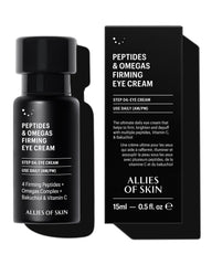 Allies of Skin Contorno de Ojos con foco en el envase y beneficios de hidratación
