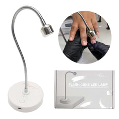 ALLKEM Lámpara UV-LED con brazo 360° para sesiones de gel en casa.