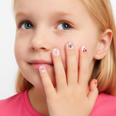 Allstarry pegatinas de uñas para niñas con flores, perfecto para fiestas.