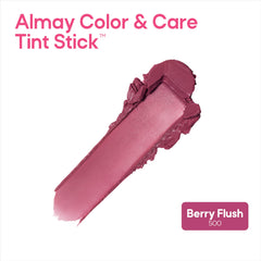 Almay Color & Care Tint Stick textura hidratante para labios suaves.