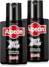 Alpecin Gray Attack, botella de champú con cafeína para canas naturales.