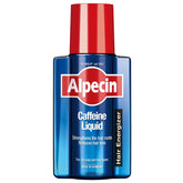 Alpecin líquido después del lavado, botella, apoya crecimiento natural del cabello.
