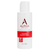 Loción Alpha Renovación Esencial en botella de 118 ml para piel normal a seca.